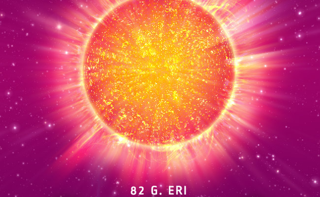 82 G. Eridani Star