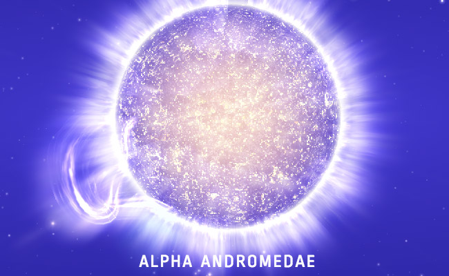Alpha Andromedae Star