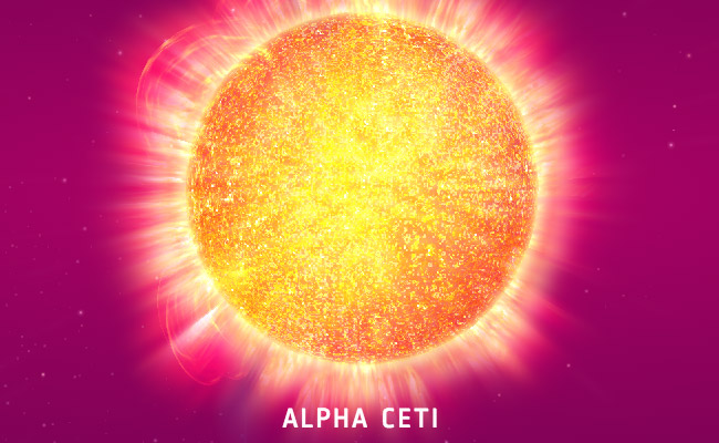 Alpha Ceti Star