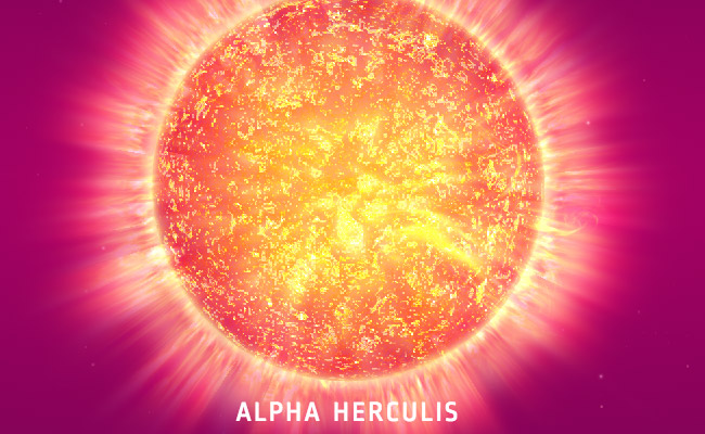Alpha Herculis Star