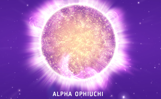 Alpha Ophiuchi Star