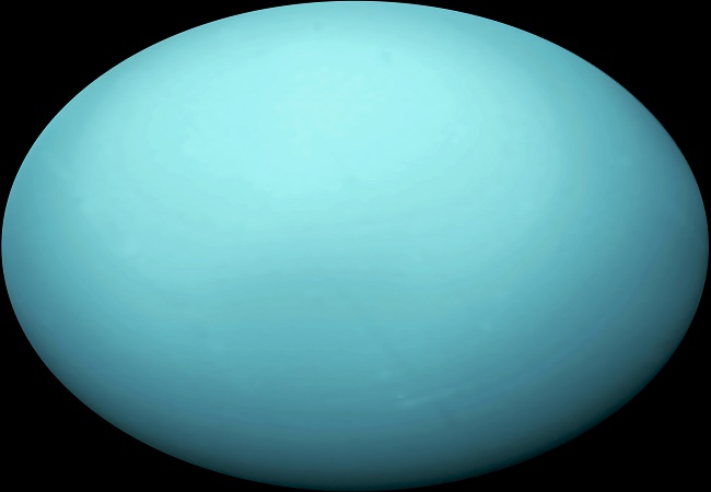 Planet Uranus up close.