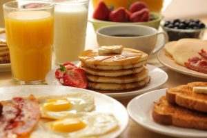 pancakes succo di frutta latte