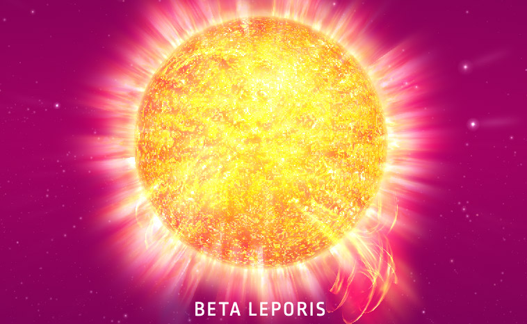 Beta Leporis - Stern im All