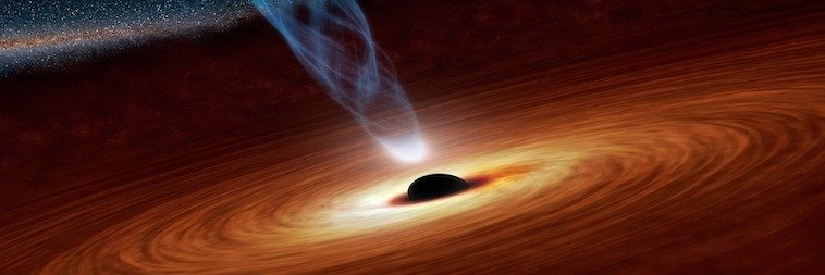 enormes Schwarzes Loch