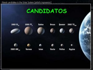 candidatos planetas enanos