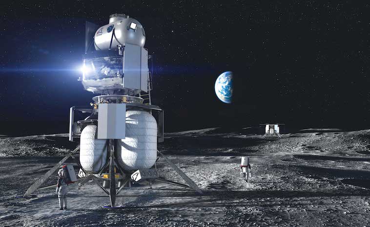 Blue Lunar Lander