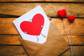 corazon dibujado en papel