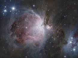 vista superior de la nebulosa de orión
