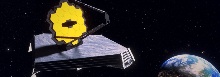 NASA James Webb Space Telescope in orbit
