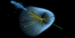 imagen de computadora del bosón de higgs