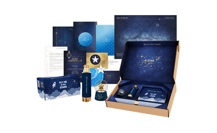 The Super Star Gift is a luxurious, personalised, and sentimental gift idea for Valentine's Day