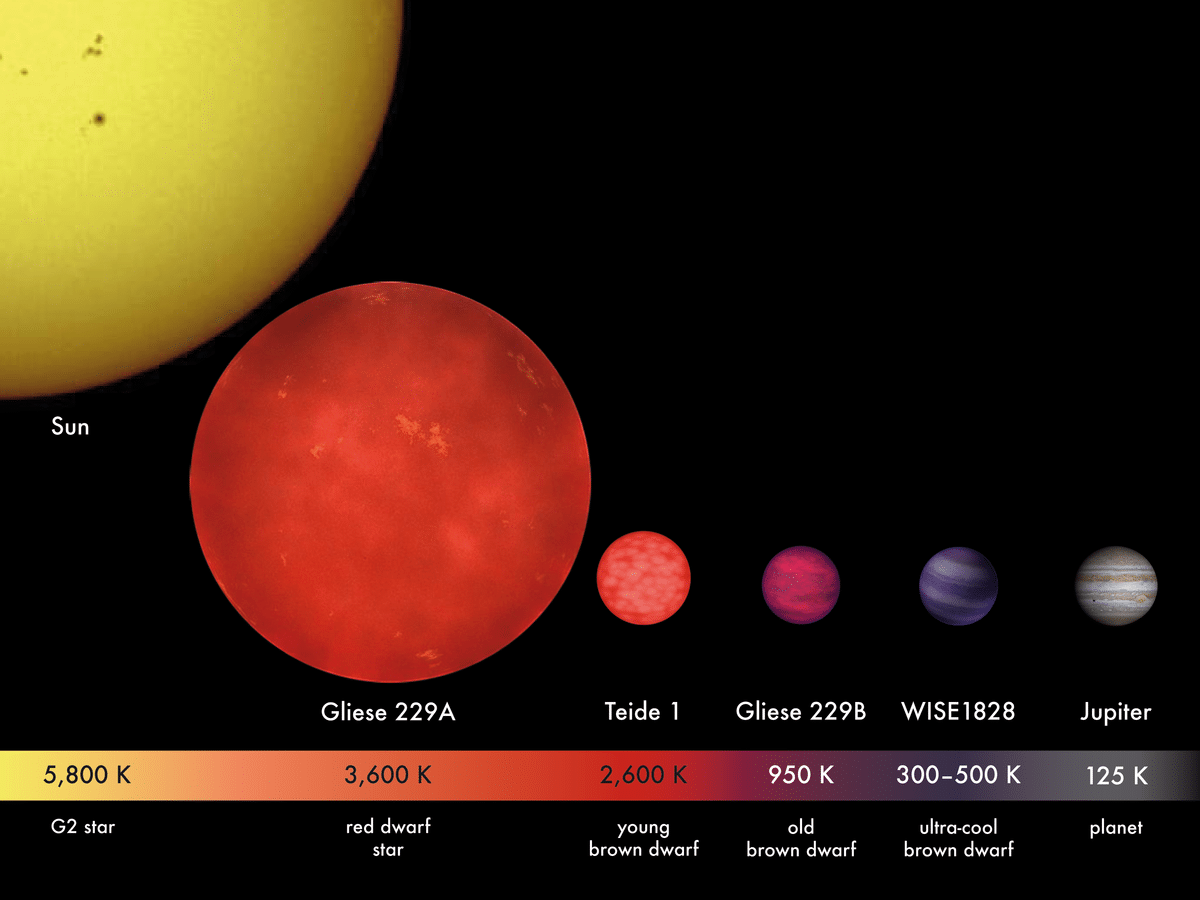 ciclo de vida de la estrella enana marrón negra