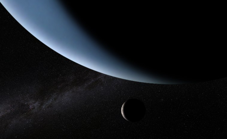 Neptune's largest moon, Triton is volcanically active and may have a subsurface ocean.