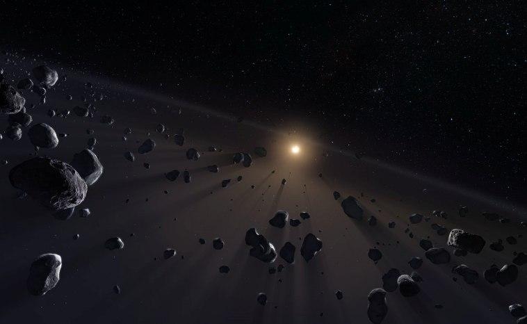 The Kuiper belt is composed of trillions of icy bodies left over from the formation of the Solar System