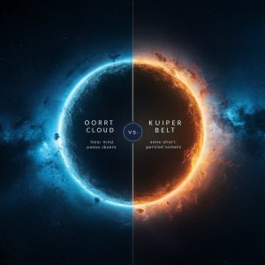 Nube de Oort vs. Cinturón de Kuiper, ´¿Cual es su relación? Un viaje por los confines del Sistema Solar