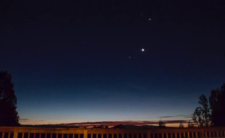 Venus in the UK Night Sky