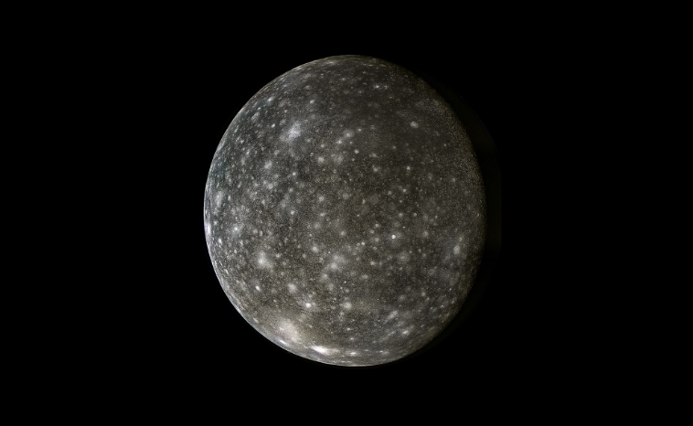 Callisto, One of the Moons of the Solar System