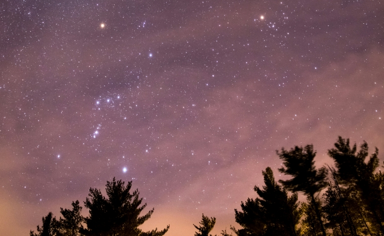 Orion Constellations in the UK