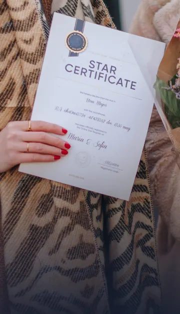 OSR Starcertificate