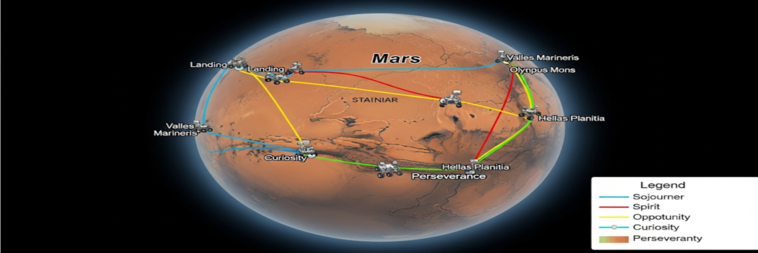 percorsi rover marte