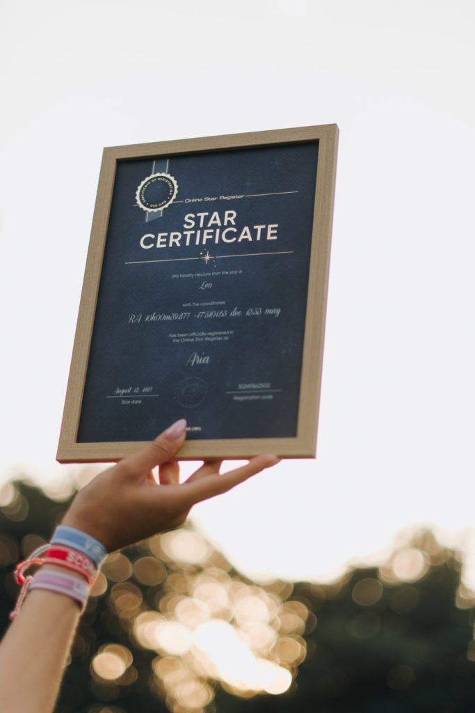 Which star name to pick?