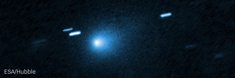 An image of interstellar comet 3I/ATLAS