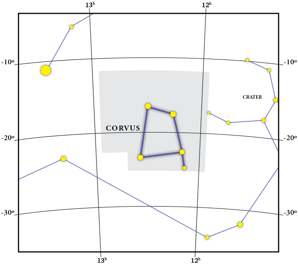 Corvus Tähdistökartta